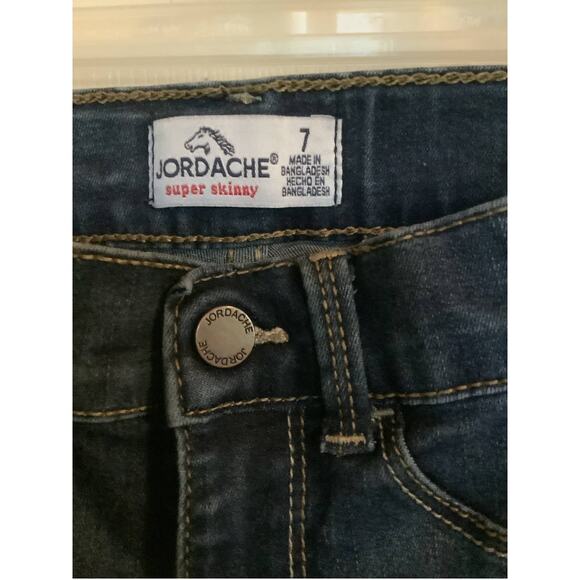 Girls Jordache Jeans Size 7 Skinny Bundle 3 - Picture 6 of 10